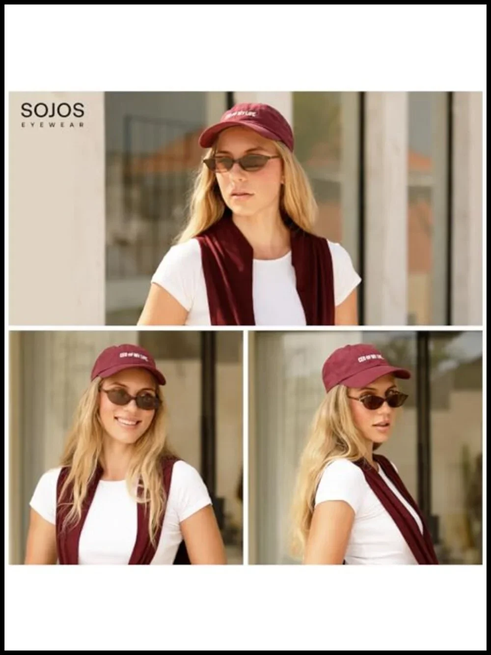 Retro Oval Polarized Cat Eye Sunglasses with TR90 Frame UV400